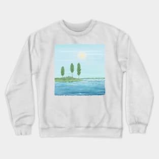 Midnightsun in Lapland - Lapland8seasons Crewneck Sweatshirt